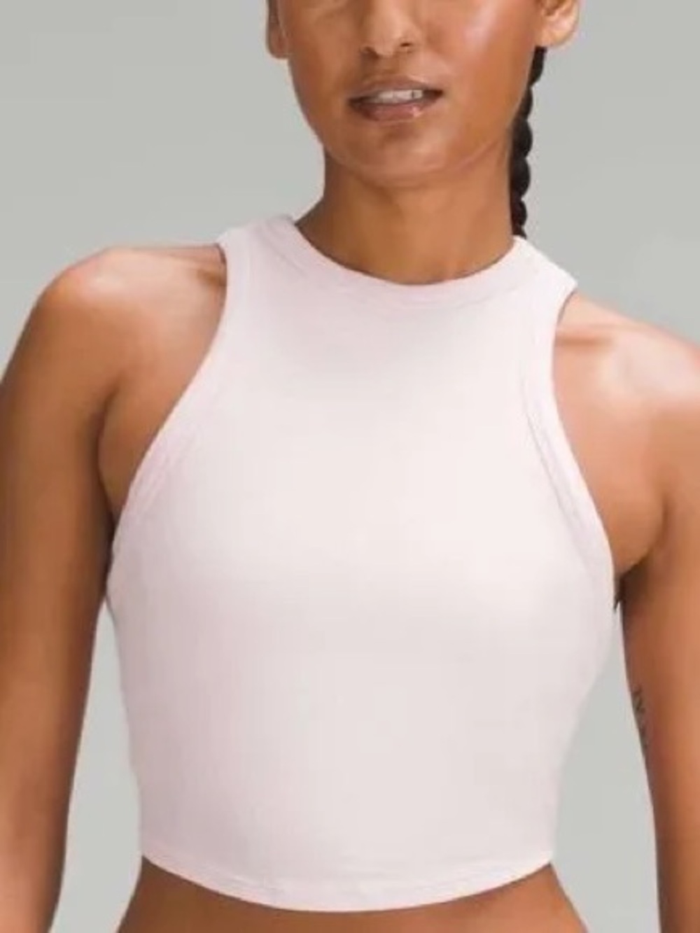 Lululemon hold tight high neck crop top